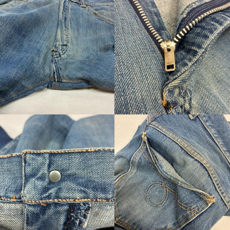 ヴィンテージ VINTAGE パンツ デニム、ジーンズ 50s 60s KSKジッパー セルビッチ ヴィンテージ ジーンズ デニムパンツ - メンズ USED 古着 中古 50150787