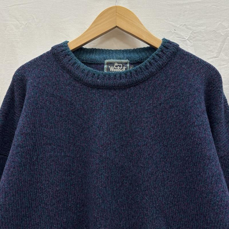 ウールリッチ WOOLRICH ニット、セーター 長袖 90年代 ビンテージ 香港製 クルーネック ニット セーター ビッグサイズ 90s VINTAGE XL メンズ USED 古着 中古 50150789