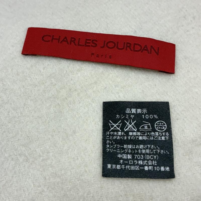 シャルルジョルダン CHARLES JOURDAN マフラー マフラー カシミヤ 100% フリンジ マフラー タグ付き - レディース USED 古着 中古 50150791