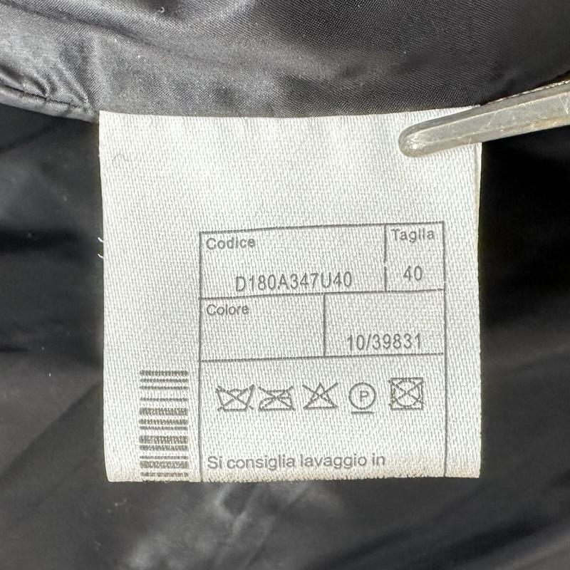 エルマンノ シェルビーノ ERMANNO SCERVINO コート ダウンコート フード ファー ロング ダウン ジャケット D180A347U40 40 黒 / ブラック / black レディース USED 古着 中古 50150804