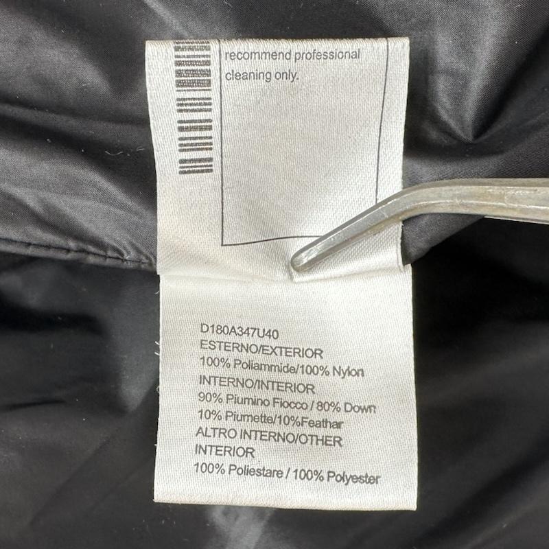 エルマンノ シェルビーノ ERMANNO SCERVINO コート ダウンコート フード ファー ロング ダウン ジャケット D180A347U40 40 黒 / ブラック / black レディース USED 古着 中古 50150804