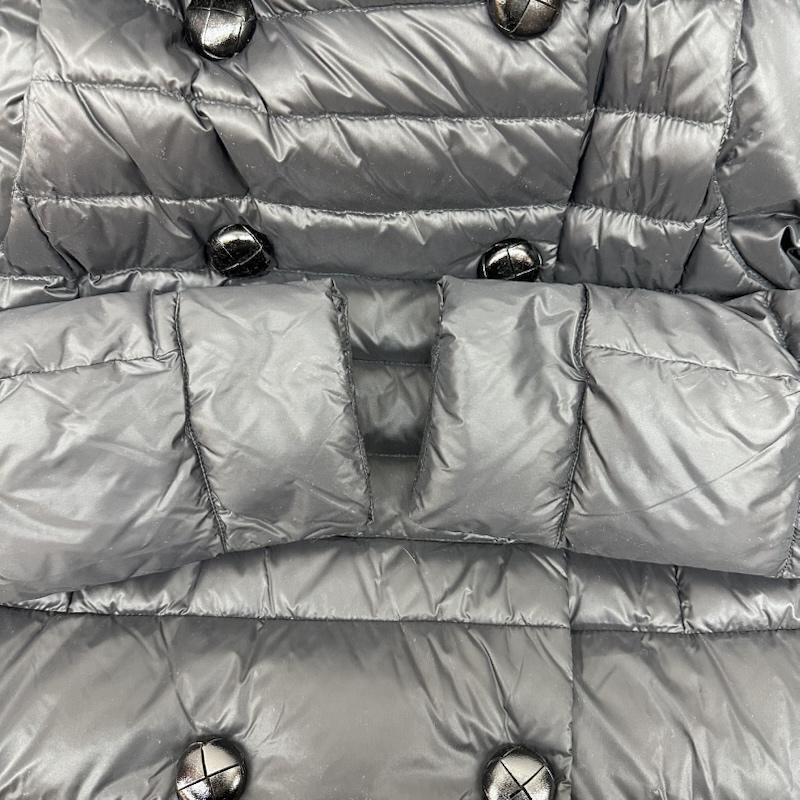 エルマンノ シェルビーノ ERMANNO SCERVINO コート ダウンコート フード ファー ロング ダウン ジャケット D180A347U40 40 黒 / ブラック / black レディース USED 古着 中古 50150804