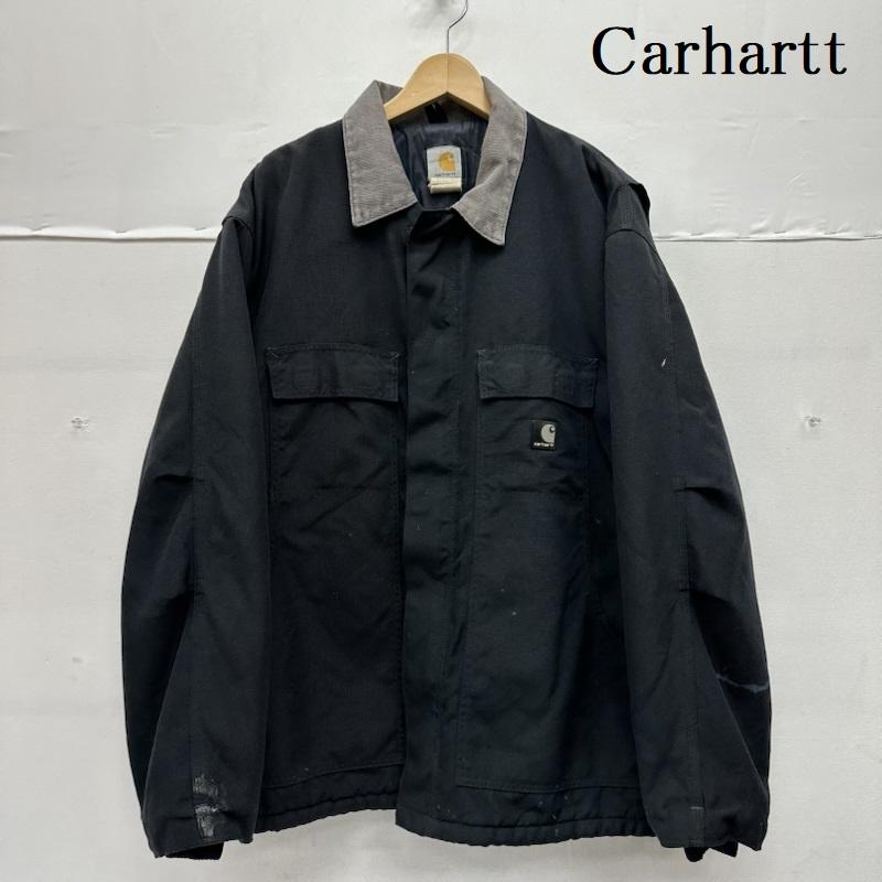 カーハート Carhartt ジャケット、上着 ジャンパー、ブルゾン 00s メキシコ製 エクストリームス コート トラディショナル ジャケット C55 XL 黒 / ブラック / black メンズ USED 古着 中古 50150807