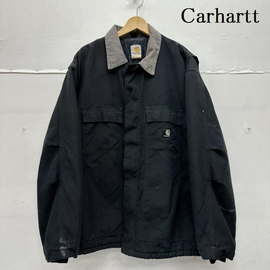カーハート Carhartt ジャケット、上着 ジャンパー、ブルゾン 00s メキシコ製 エクストリームス コート トラディショナル ジャケット C55 XL 黒 / ブラック / black メンズ USED 古着 中古 50150807