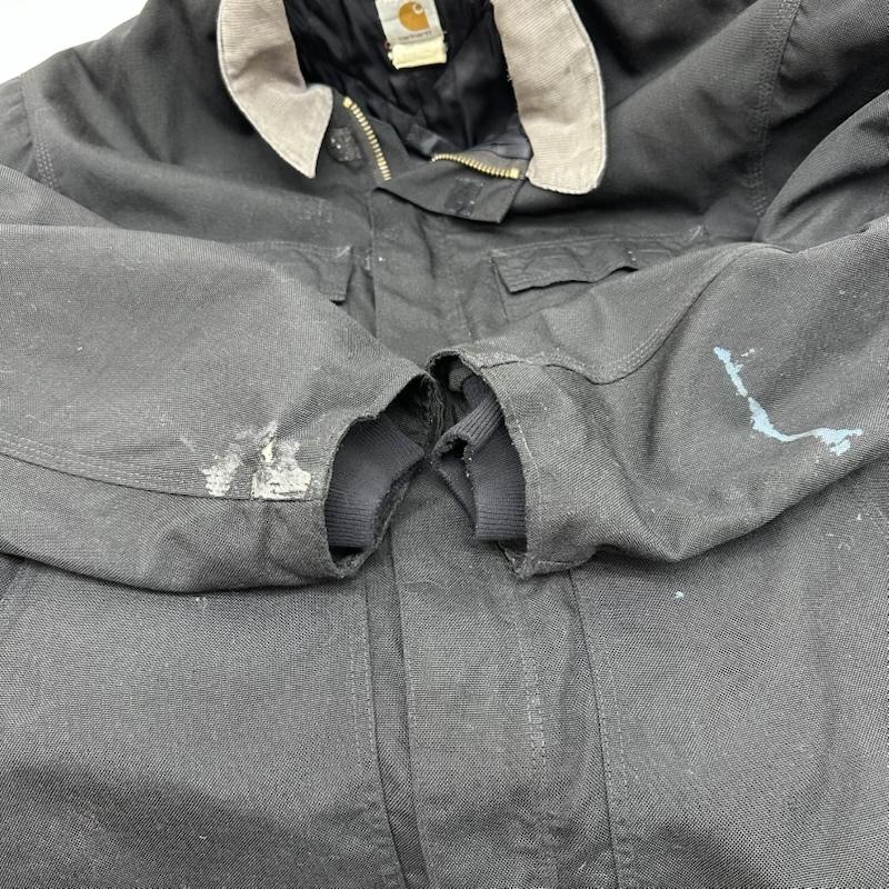 カーハート Carhartt ジャケット、上着 ジャンパー、ブルゾン 00s メキシコ製 エクストリームス コート トラディショナル ジャケット C55 XL 黒 / ブラック / black メンズ USED 古着 中古 50150807