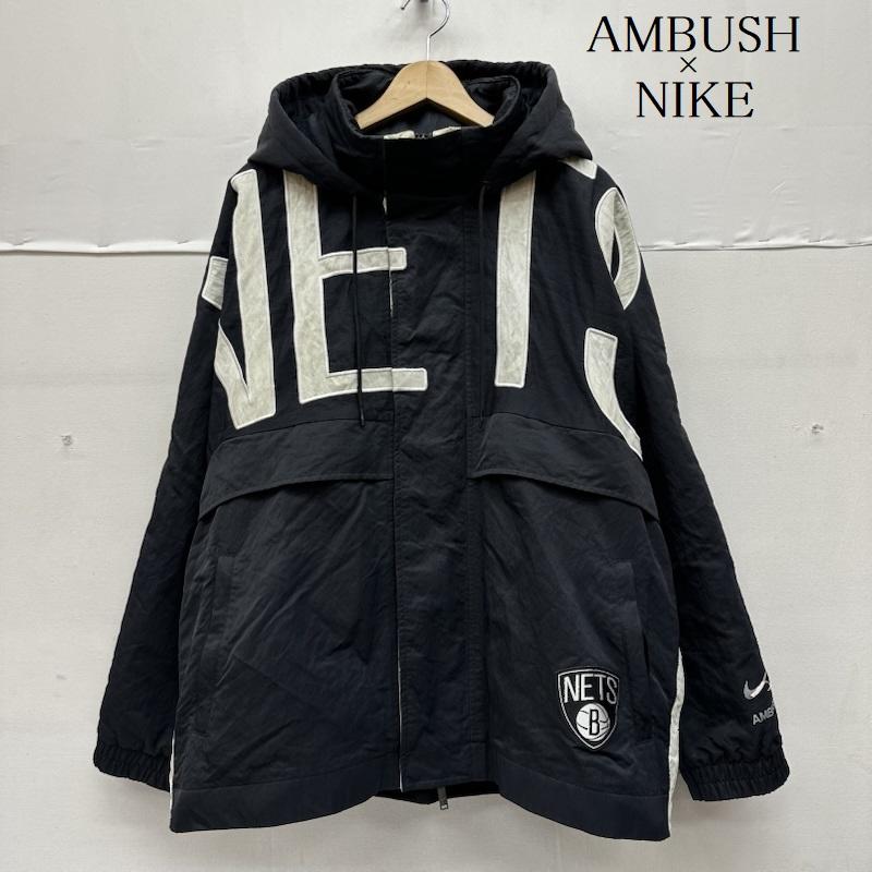 アンブッシュ AMBUSH ジャケット、上着 ジャンパー、ブルゾン NIKE 中綿 ナイロン ジャケット DB8576-010 L 黒 / ブラック / black X 白 / ホワイト / white メンズ USED 古着 中古 50150808