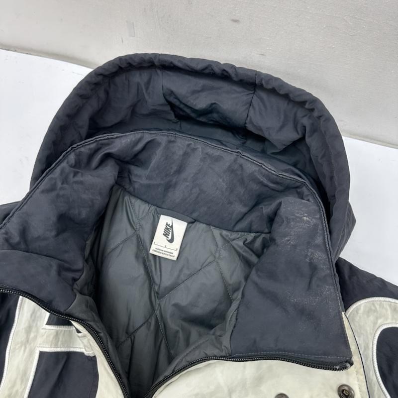 アンブッシュ AMBUSH ジャケット、上着 ジャンパー、ブルゾン NIKE 中綿 ナイロン ジャケット DB8576-010 L 黒 / ブラック / black X 白 / ホワイト / white メンズ USED 古着 中古 50150808
