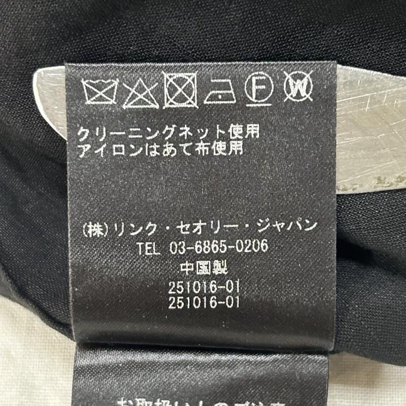 セオリー theory ワンピース ロングスカート リネン混 キャミソールワンピース BLACK 0 0 無地 黒 / ブラック / black レディース USED 古着 中古 50150819