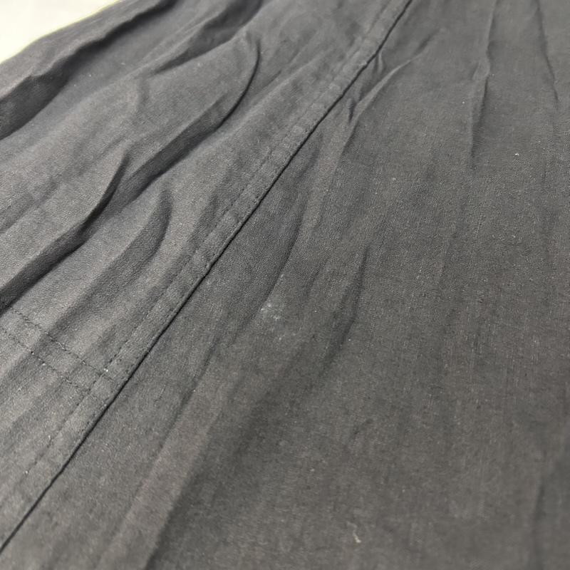 セオリー theory ワンピース ロングスカート リネン混 キャミソールワンピース BLACK 0 0 無地 黒 / ブラック / black レディース USED 古着 中古 50150819