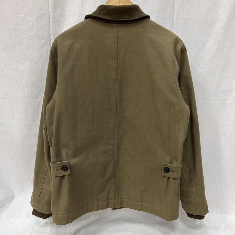 サブサエティ Subciety コート コート一般 ファラオコート ヘリンボーン織 オリーブグリーン M M ロゴ、文字 オリーブグリーン / オリーブグリーン / メンズ USED 古着 中古 50150828