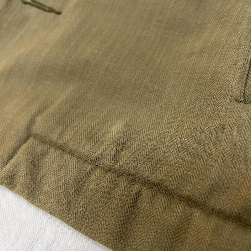 サブサエティ Subciety コート コート一般 ファラオコート ヘリンボーン織 オリーブグリーン M M ロゴ、文字 オリーブグリーン / オリーブグリーン / メンズ USED 古着 中古 50150828