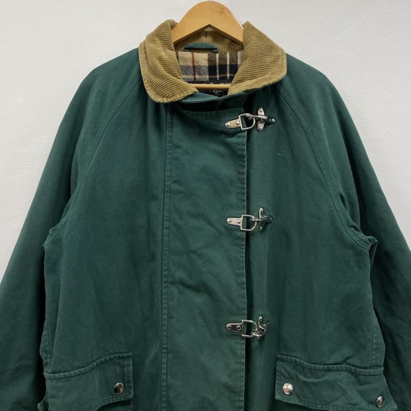 古着 USED ジャケット、上着 ジャンパー、ブルゾン Ornella Prosperi ファイヤーマン ジャケット コーデュロイカラー 裏地 チェック - 無地 X チェック 緑 / グリーン / green X キャメル / キャメル / メンズ USED 古着 中古 50150857