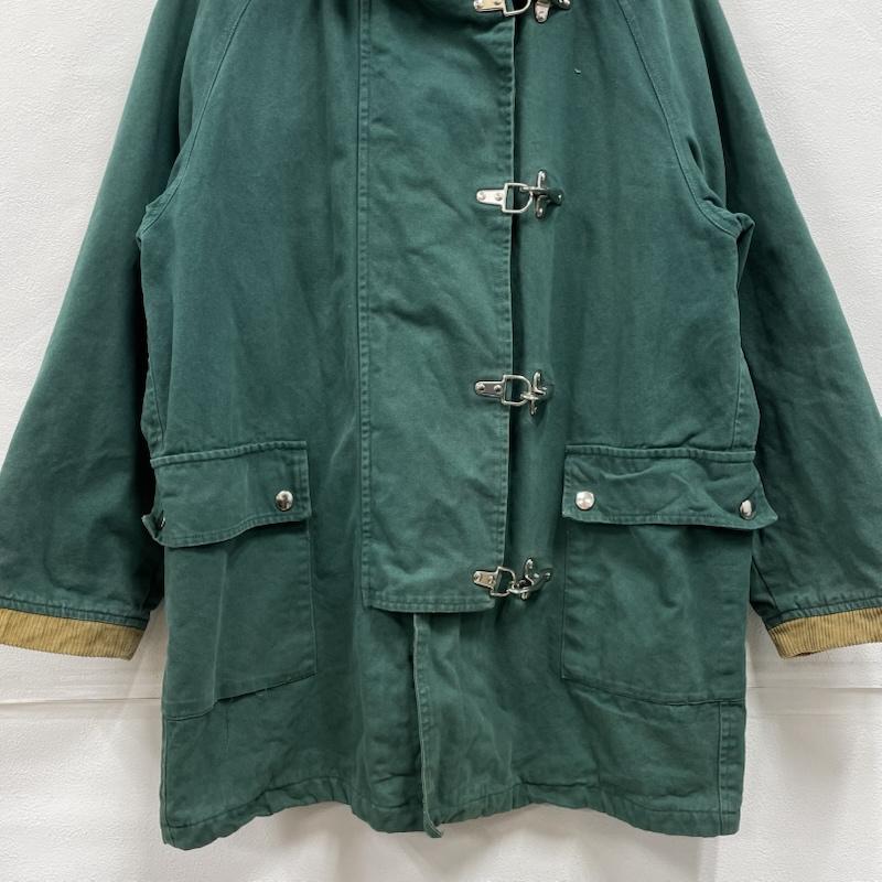 古着 USED ジャケット、上着 ジャンパー、ブルゾン Ornella Prosperi ファイヤーマン ジャケット コーデュロイカラー 裏地 チェック - 無地 X チェック 緑 / グリーン / green X キャメル / キャメル / メンズ USED 古着 中古 50150857