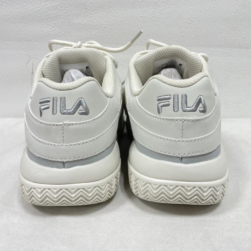 フィラ FILA スニーカー スニーカー 厚底 ダッド スニーカーローカット バリケード XT97 USS24019 23.0cm ロゴ、文字 白 / ホワイト / white レディース USED 古着 中古 50150908