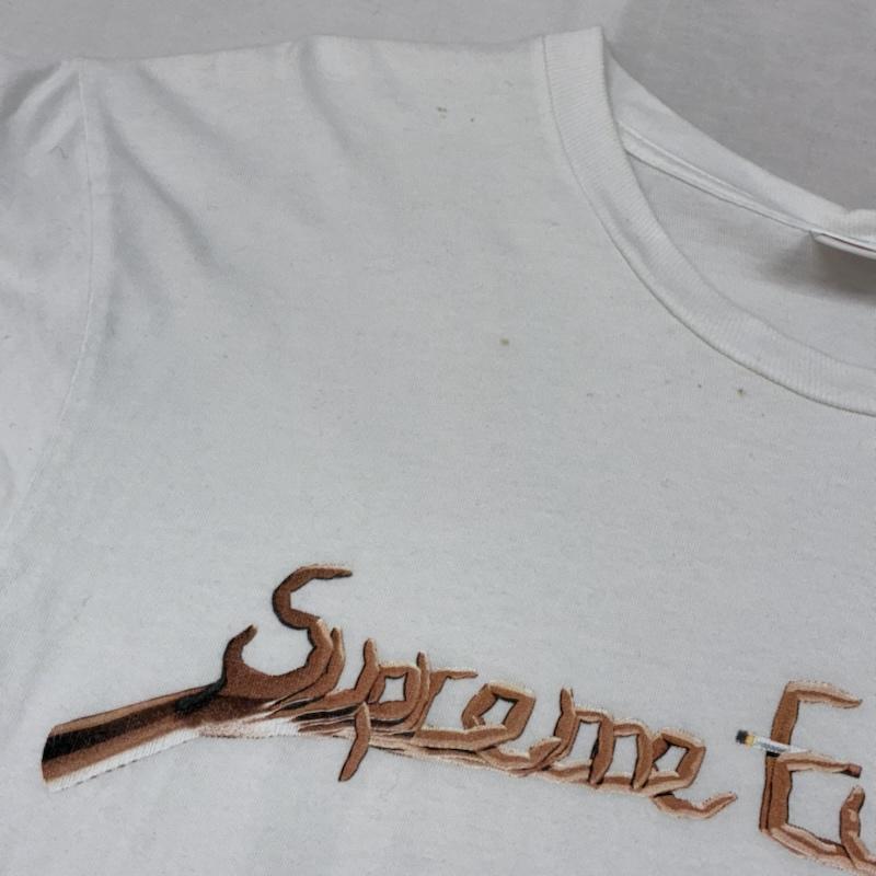 シュプリーム Supreme Tシャツ 半袖 18AW Fuck You Tee ファックユー Tシャツ M ロゴ、文字 X プリント 白 / ホワイト / white メンズ USED 古着 中古 50150911