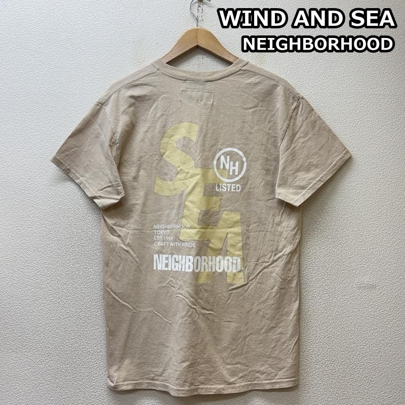 ウィンダンシー WIND AND SEA Tシャツ 半袖 21ss NEIGHBORHOOD ネイバーフッド NHWDS-2/C-TEE.SS 211ELWSN-STM02S M ロゴ、文字 X プリント メンズ USED 古着 中古 50150933