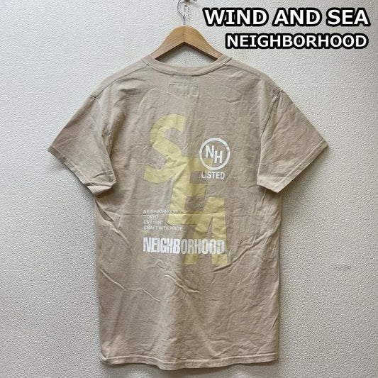 ウィンダンシー WIND AND SEA Tシャツ 半袖 21ss NEIGHBORHOOD ネイバーフッド NHWDS-2/C-TEE.SS 211ELWSN-STM02S M ロゴ、文字 X プリント メンズ USED 古着 中古 50150933