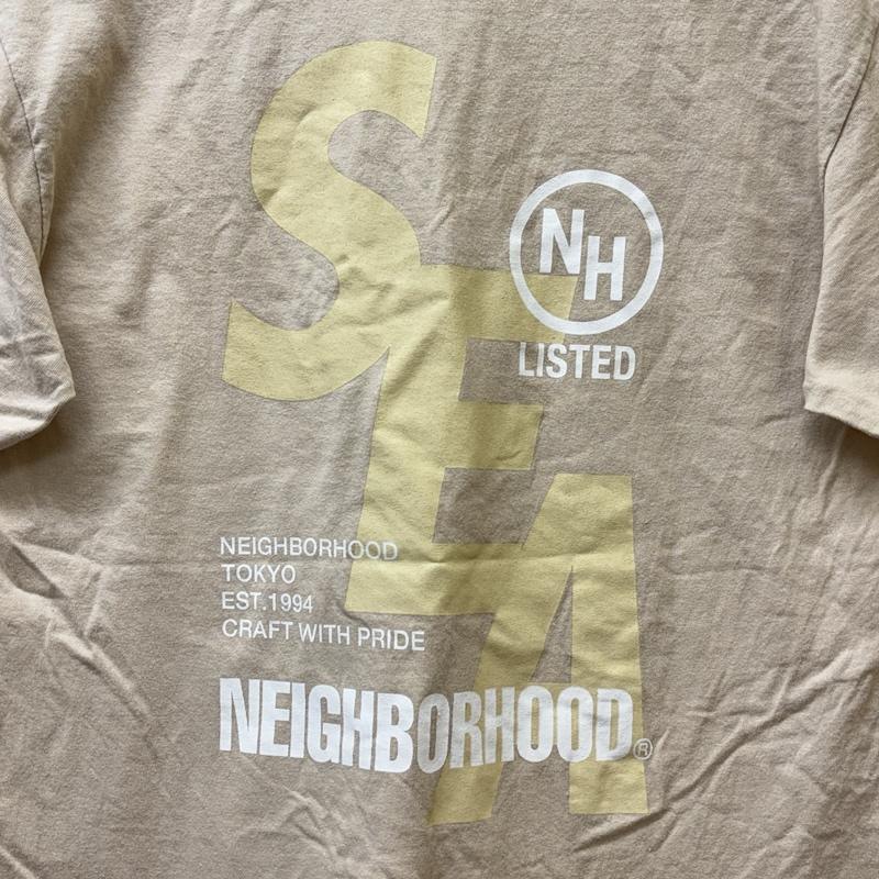 ウィンダンシー WIND AND SEA Tシャツ 半袖 21ss NEIGHBORHOOD ネイバーフッド NHWDS-2/C-TEE.SS 211ELWSN-STM02S M ロゴ、文字 X プリント メンズ USED 古着 中古 50150933