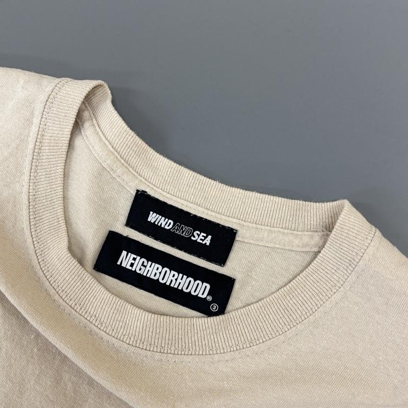 ウィンダンシー WIND AND SEA Tシャツ 半袖 21ss NEIGHBORHOOD ネイバーフッド NHWDS-2/C-TEE.SS 211ELWSN-STM02S M ロゴ、文字 X プリント メンズ USED 古着 中古 50150933