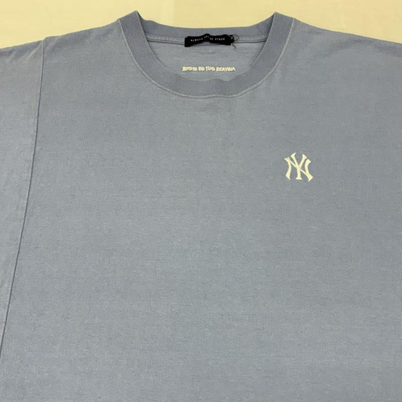 オールウェイズ アウト オブ ストック ALWAYS OUT OF STOCK Tシャツ 半袖 MLB New York Yankees Switched Tee ニューヨークヤンキース コラボ Tシャツ M ロゴ、文字 X 刺繍 メンズ USED 古着 中古 50150936