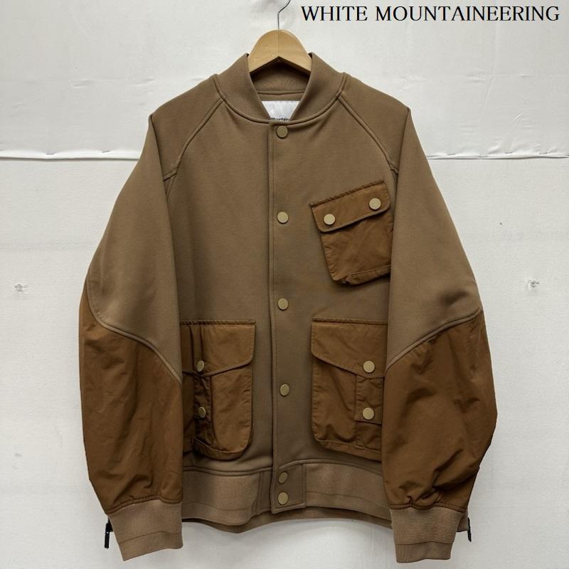 ホワイトマウンテニアリング WHITE MOUNTAINEERING ジャケット、上着 ジャンパー、ブルゾン VARSITY JACKET ナイロン 切替 ヴァーシティ ジャケット WM2373211 2 茶 / ブラウン / brown メンズ USED 古着 中古 50150948