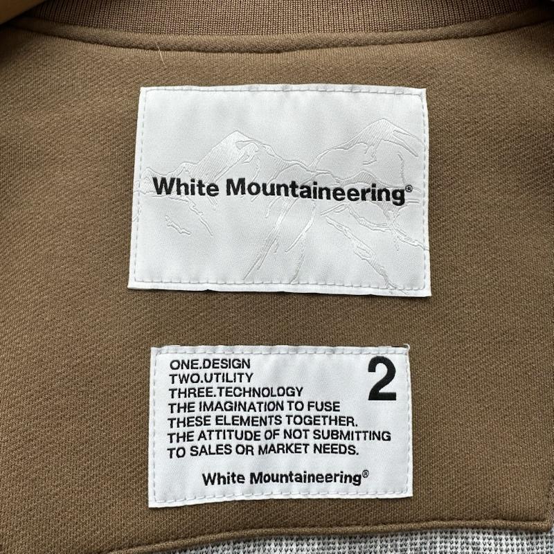 ホワイトマウンテニアリング WHITE MOUNTAINEERING ジャケット、上着 ジャンパー、ブルゾン VARSITY JACKET ナイロン 切替 ヴァーシティ ジャケット WM2373211 2 茶 / ブラウン / brown メンズ USED 古着 中古 50150948