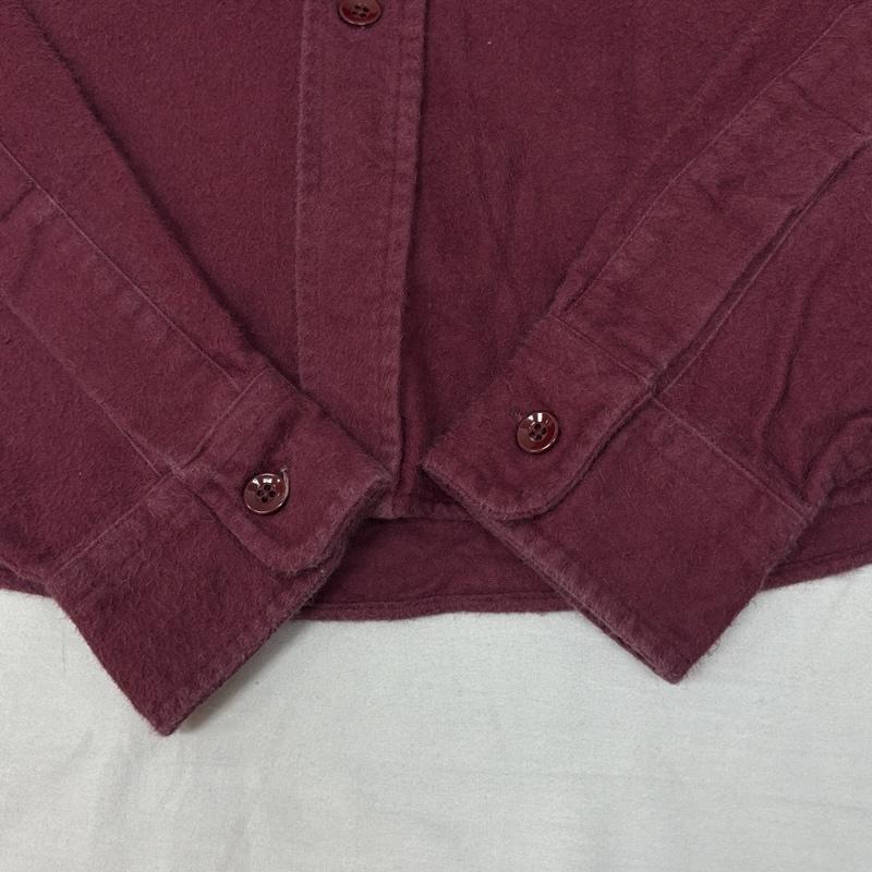 エルエルビーン L.L.Bean シャツ、ブラウス 長袖 90年代 ビンテージ USA製 シャモアクロス 長袖 シャツ 1611 90s VINTAGE - えんじ / ワインレッド / dark red メンズ USED 古着 中古 50150949