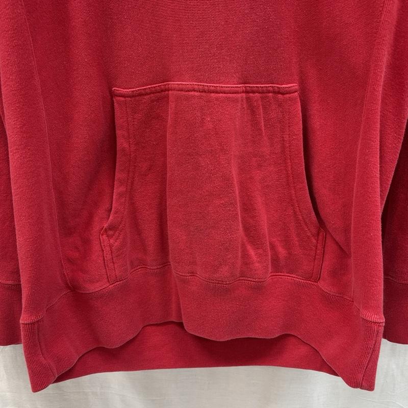 アップルバム APPLEBUM パーカー 長袖 ロゴ 刺繍 サイドリブ プルオーバー フーディ スウェット パーカー M 赤 / レッド / red メンズ USED 古着 中古 50150958