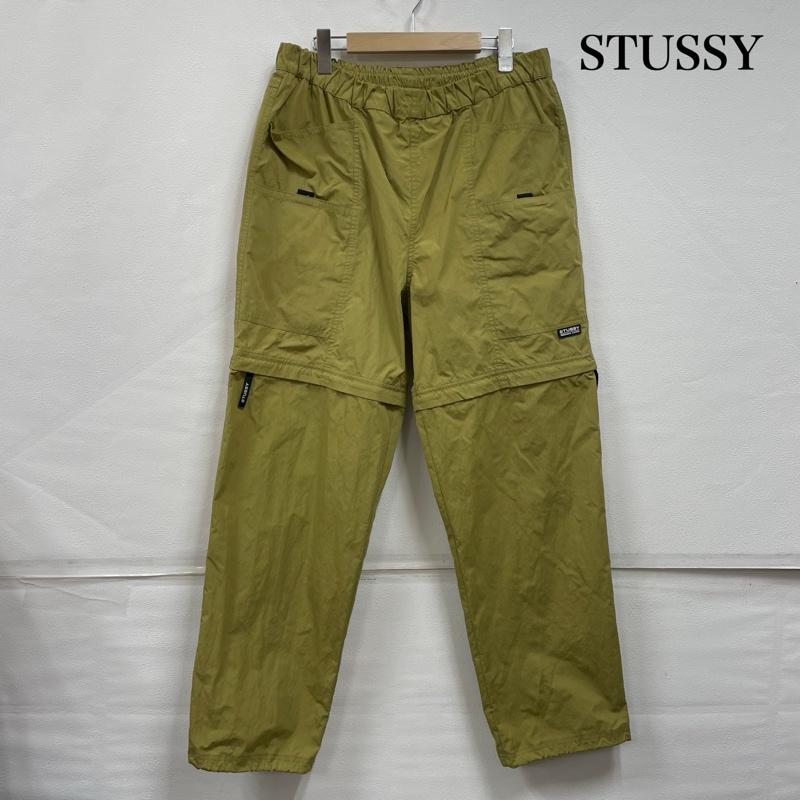 ステューシー STUSSY パンツ ワークパンツ、ペインターパンツ 22SS NYCO Convertible Rant コンバーチブルパンツ 2way カーゴ ハーフ ロゴ ナイロン M 無地 X ワンポイント X ロゴ、文字 オリーブグリーン / オリーブグリーン / メンズ USED 古着 中古 50150963