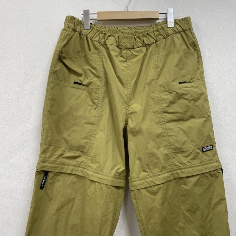 ステューシー STUSSY パンツ ワークパンツ、ペインターパンツ 22SS NYCO Convertible Rant コンバーチブルパンツ 2way カーゴ ハーフ ロゴ ナイロン M 無地 X ワンポイント X ロゴ、文字 オリーブグリーン / オリーブグリーン / メンズ USED 古着 中古 50150963