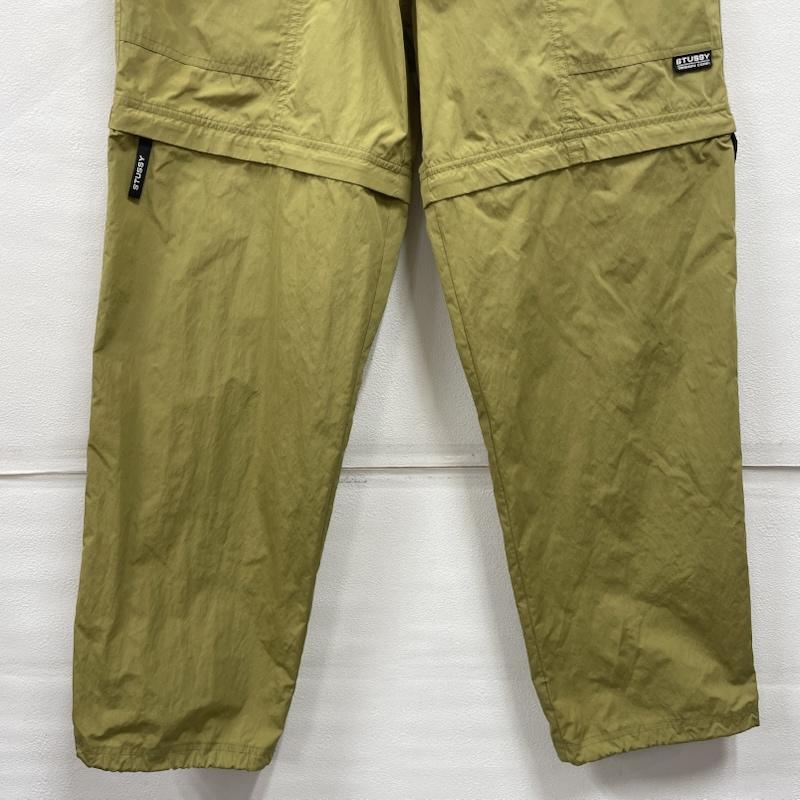 ステューシー STUSSY パンツ ワークパンツ、ペインターパンツ 22SS NYCO Convertible Rant コンバーチブルパンツ 2way カーゴ ハーフ ロゴ ナイロン M 無地 X ワンポイント X ロゴ、文字 オリーブグリーン / オリーブグリーン / メンズ USED 古着 中古 50150963