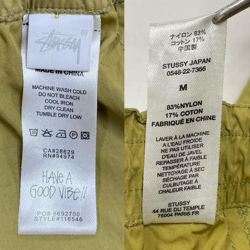 ステューシー STUSSY パンツ ワークパンツ、ペインターパンツ 22SS NYCO Convertible Rant コンバーチブルパンツ 2way カーゴ ハーフ ロゴ ナイロン M 無地 X ワンポイント X ロゴ、文字 オリーブグリーン / オリーブグリーン / メンズ USED 古着 中古 50150963
