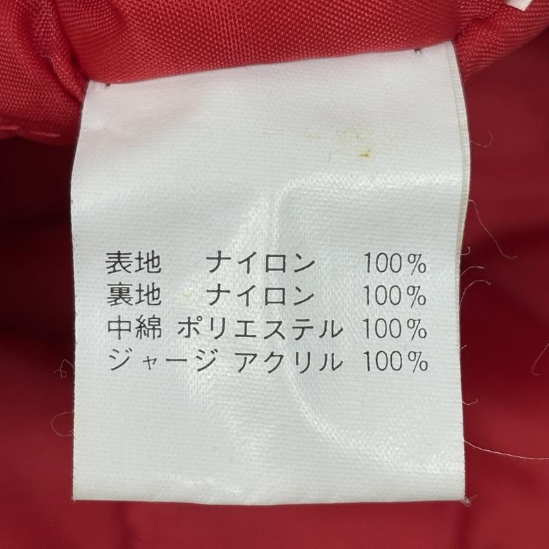 古着 USED ジャケット、上着 ジャンパー、ブルゾン SUPER DRY スーパードライ ロゴ ナンバリング 刺繍 ナイロン スタジャン バーシティ ジャケット - 赤 / レッド / red メンズ USED 古着 中古 50150969
