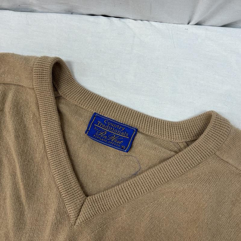 ペンドルトン PENDLETON ニット、セーター 長袖 Pen West 70年代 ビンテージ アクリル ニット セーター ラグランスリーブ 70s VINTAGE XL メンズ USED 古着 中古 50150970