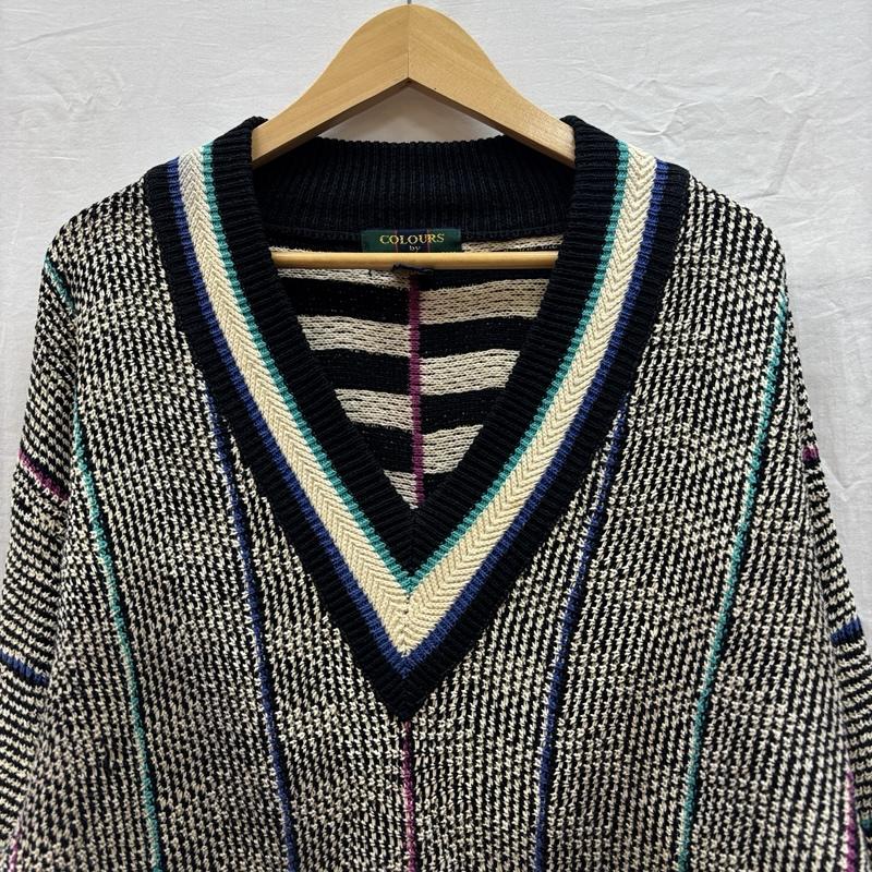 古着 USED ニット、セーター 長袖 ALEXANDER JURIAN アレキサンダージュリアン 90年代 ビンテージ コットン リネン ニット セーター L メンズ USED 古着 中古 50150971