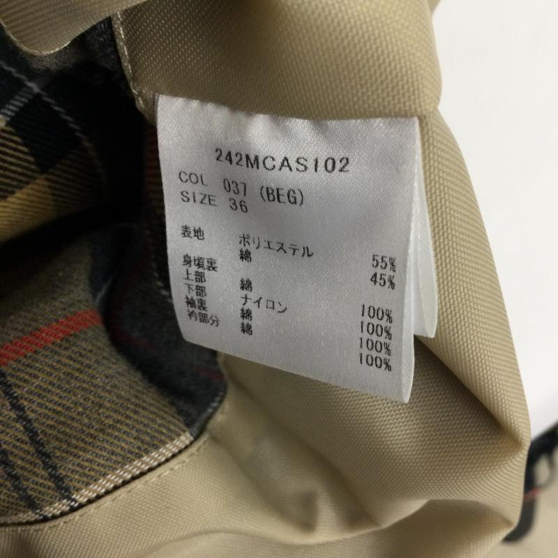 バーブァー Barbour ジャケット、上着 ジャンパー、ブルゾン バーブァー BORROWDALE 242mcas102 36 無地 ベージュ / ベージュ / beige メンズ USED 古着 中古 50150974