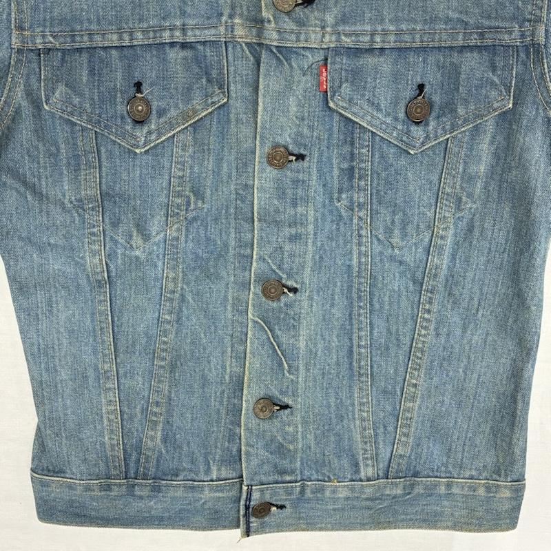 リーバイス Levi s ジャケット、上着 ジャンパー、ブルゾン 70505-0217 USA製 70s ボタン裏5 トラッカー デニムジャケット - メンズ USED 古着 中古 50150998