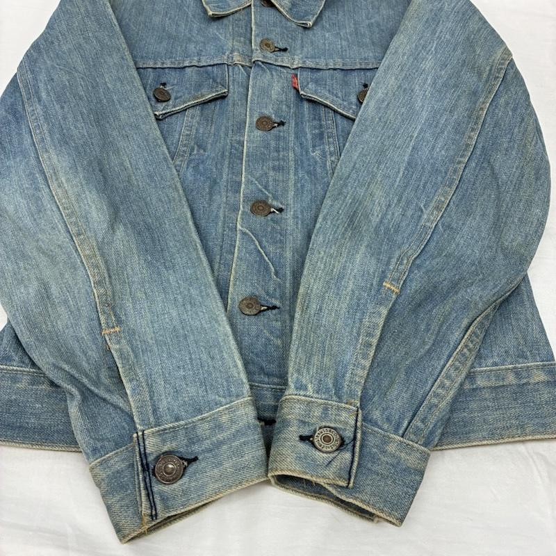 リーバイス Levi s ジャケット、上着 ジャンパー、ブルゾン 70505-0217 USA製 70s ボタン裏5 トラッカー デニムジャケット - メンズ USED 古着 中古 50150998