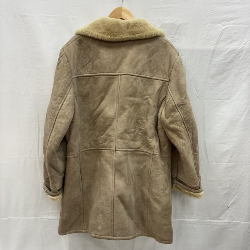 ヴィンテージ VINTAGE コート コート一般 ダブル ムートン ボア シープスキン レザー コート - メンズ USED 古着 中古 50151008