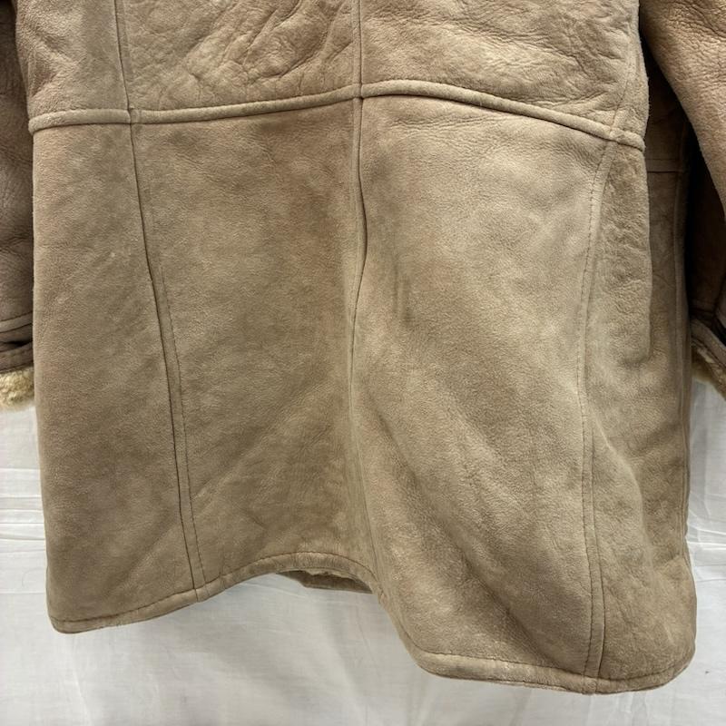 ヴィンテージ VINTAGE コート コート一般 ダブル ムートン ボア シープスキン レザー コート - メンズ USED 古着 中古 50151008