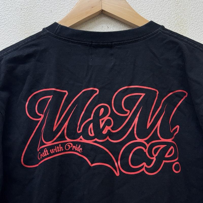 古着 USED Tシャツ 半袖 M＆M CUSTOM PERFORMANCE エムアンドエム ロゴ プリント 刺繍 半袖 Tシャツ M 黒 / ブラック / black メンズ USED 古着 中古 50151013