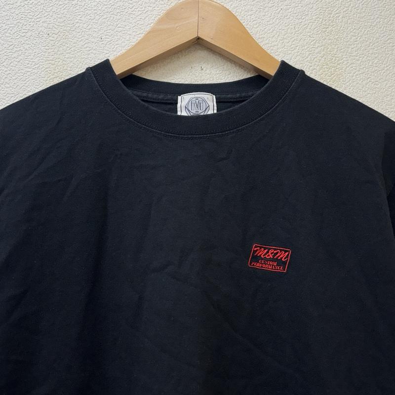 古着 USED Tシャツ 半袖 M＆M CUSTOM PERFORMANCE エムアンドエム ロゴ プリント 刺繍 半袖 Tシャツ M 黒 / ブラック / black メンズ USED 古着 中古 50151013