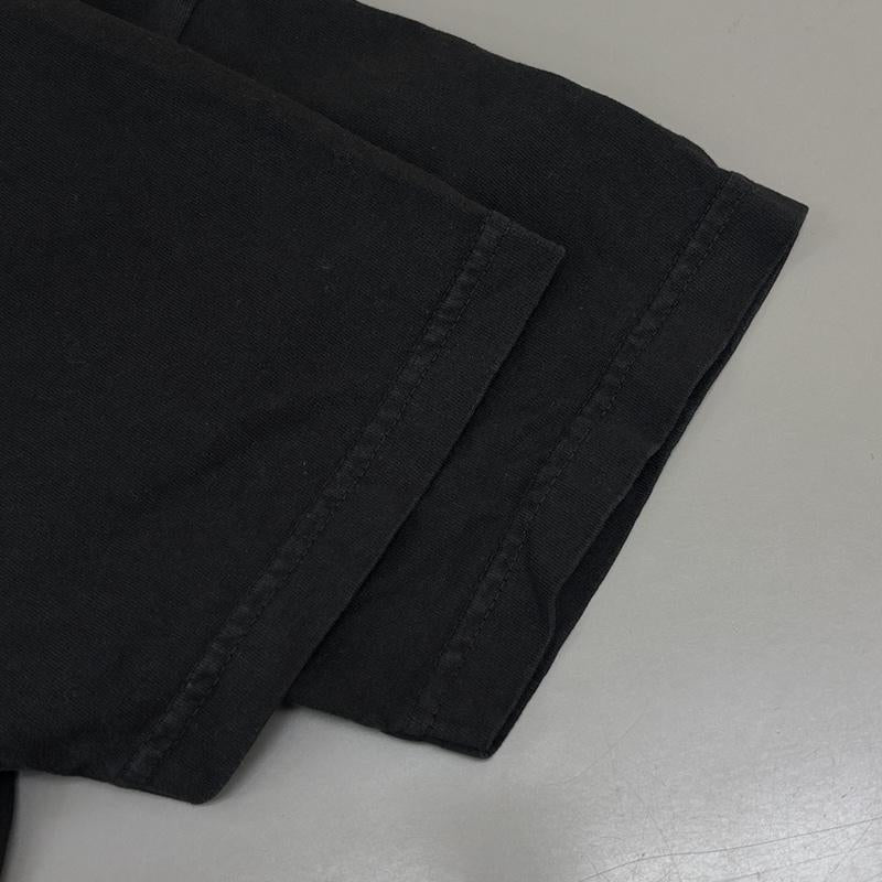 ユニオン UNION Tシャツ 半袖 WHA GWAAN ロゴ プリント クルーネック 半袖 Tシャツ USA製 1 黒 / ブラック / black メンズ USED 古着 中古 50151017