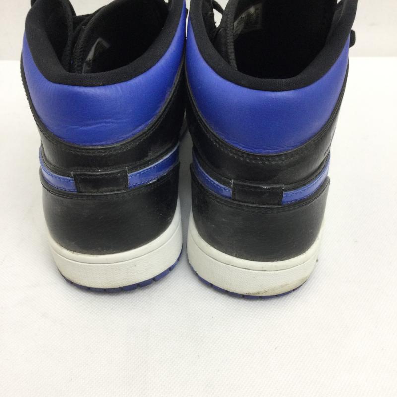 ナイキ NIKE スニーカー スニーカー NIKE AIR JORDAN 1 MID BLACK HYPER ROYAL-WHITE 554724-068 ナイキ エア ジョーダン 1 28.0cm 黒 / ブラック / black X 青 / ブルー / blue メンズ USED 古着 中古 50151049