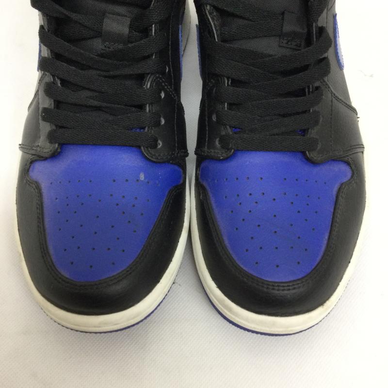 ナイキ NIKE スニーカー スニーカー NIKE AIR JORDAN 1 MID BLACK HYPER ROYAL-WHITE 554724-068 ナイキ エア ジョーダン 1 28.0cm 黒 / ブラック / black X 青 / ブルー / blue メンズ USED 古着 中古 50151049