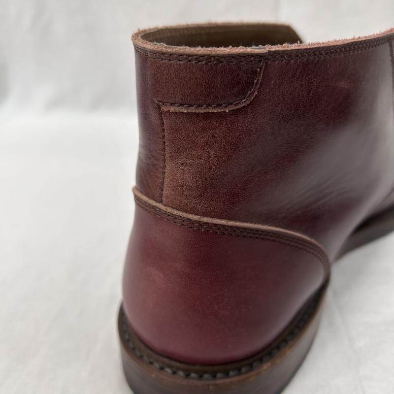 レザー レザー 革靴 革靴 john lofgren ジョン ロフグレン THE STEADFAST CHUKKA BOOTS チャッカブーツ CALFSKIN BURGUNDY VIBRAMソール US：9.5 無地 えんじ / ワインレッド / dark red X 茶 / ブラウン / brown メンズ USED 古着 中古 50151066
