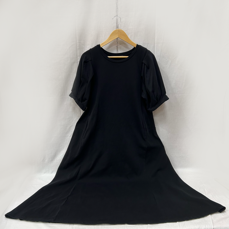 ジャーナルスタンダード JOURNAL STANDARD ワンピース ロングスカート Aラインロングワンピース 袖バルーン black - 無地 黒 / ブラック / black レディース USED 古着 中古 50151075