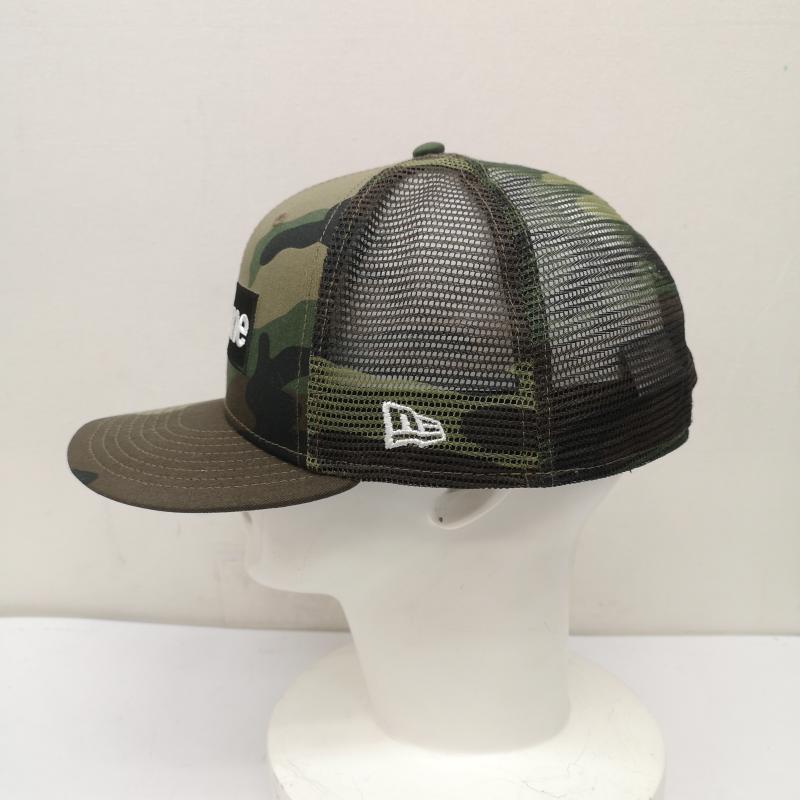 シュプリーム Supreme 帽子 キャップ 24SS Box Logo Mesh Back New Era Woodland Camo メッシュ キャップ 7 5/8 - カモフラージュ柄・迷彩 カーキオリーブ / カーキオリーブ / メンズ USED 古着 中古 50151087