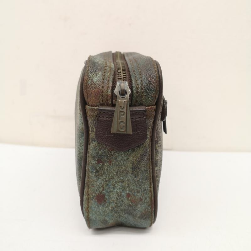 ジャンポールゴルチエ Jean Paul Gaultier ポーチ ポーチ Vサイバー ハンド バッグ クラッチ セカンド ポーチ 玉虫色 - レディース USED 古着 中古 50151093
