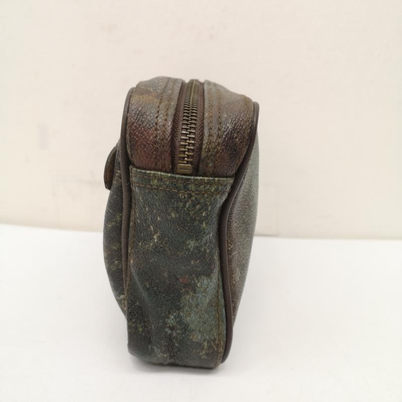 ジャンポールゴルチエ Jean Paul Gaultier ポーチ ポーチ Vサイバー ハンド バッグ クラッチ セカンド ポーチ 玉虫色 - レディース USED 古着 中古 50151093
